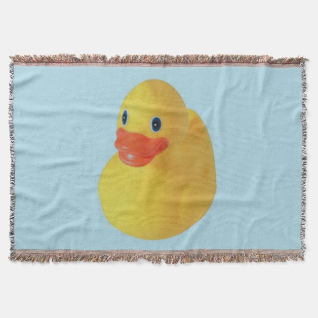 Rubber Ducky Throw Blanket (Front)