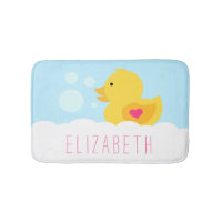 Rubber Ducky With Pink Heart