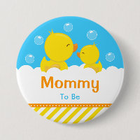 Rubber Ducky Yellow and Blue Mommy To Be