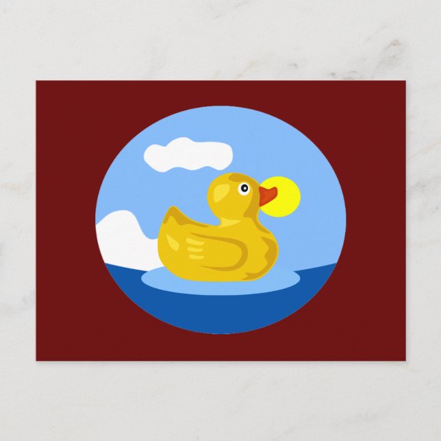 Rubber Ducky's Adventure Postcard (Front)