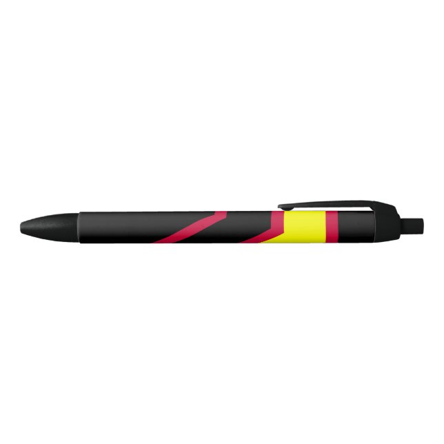 Rubber / Latex Pride Flag Black Ink Pen (Top)