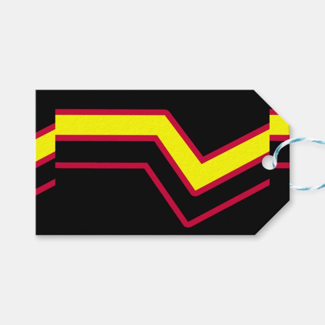Rubber / Latex Pride Flag Gift Tags (Front (Horizontal))