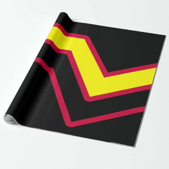 Rubber / Latex Pride Flag Wrapping Paper (Unrolled)