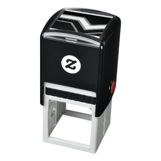 Rubber pride flag self-inking stamp (Product)