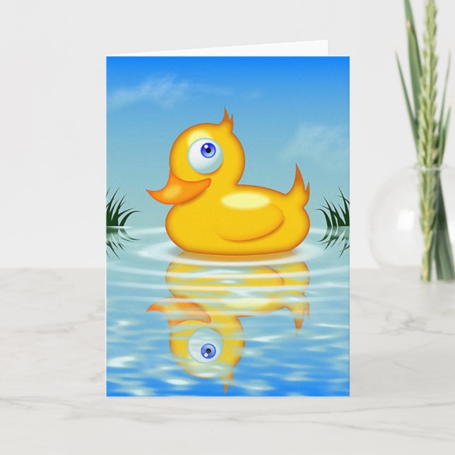 Rubber Quackling Card (Front)
