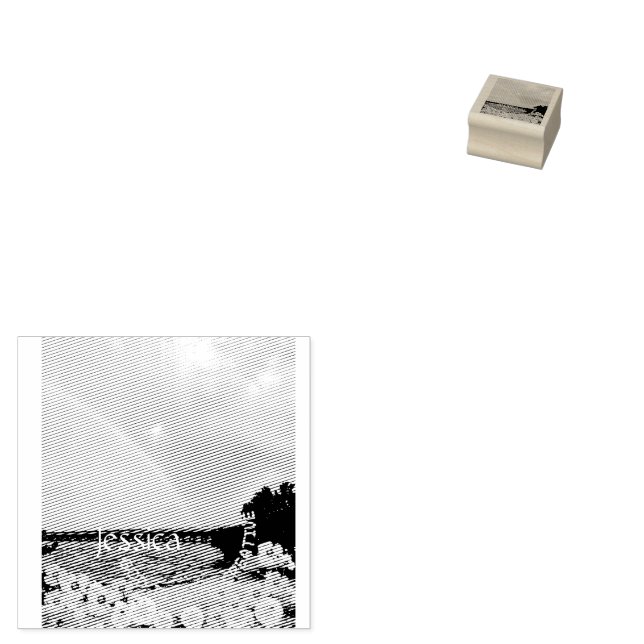 Rubber stamp  Easter Blessings  (Stamped)