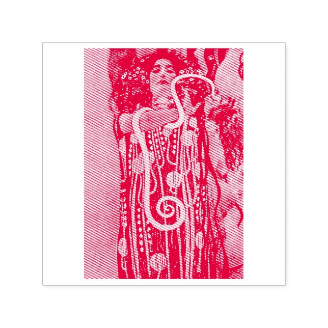 RUBBER STAMP : GUSTAV KLIMT : HYGIEIA (Design)