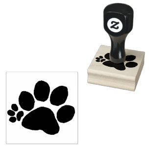 Rubber Stamp - Polydactyl Pawprint 2 (rght)