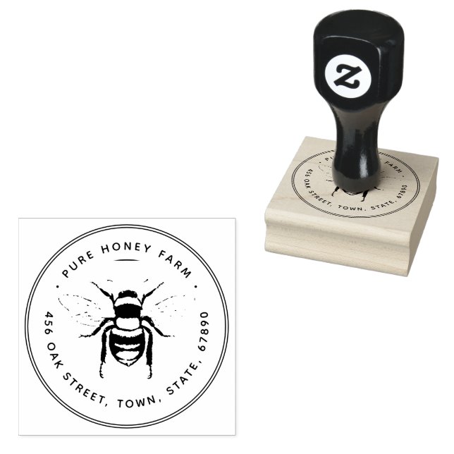Rubber stamp | Pure Honey rubber stamp (Stamped)