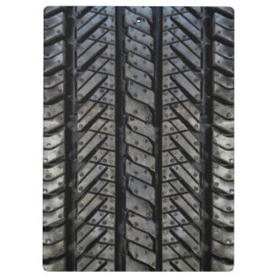 Rubber Tire Style Automotive Texture Clipboard