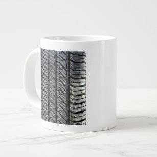 Rubber Tire Thread Automotive Style Decor Large Coffee Mug