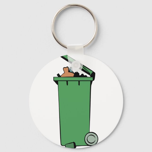 Rubbish Bin Key Ring (Front)
