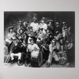 Rube Band, 1908 Poster