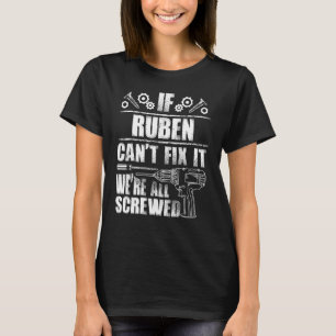 RUBEN Gift Name Fix It Funny Birthday Personalised T-Shirt