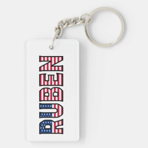 Ruben Name Vorname USA Flagge Anhänger Schlüssel Key Ring