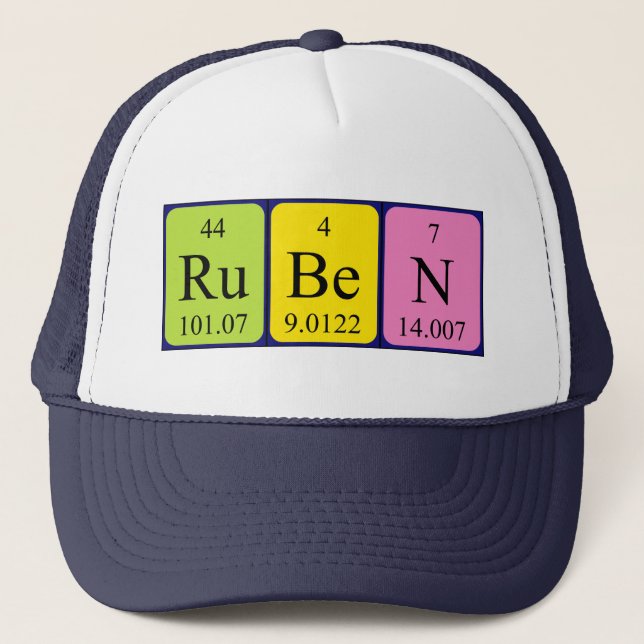 Ruben periodic table name hat (Front)