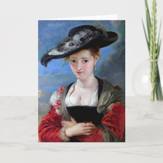 Rubens Felt hat CC0727 Greeting Card (Front)