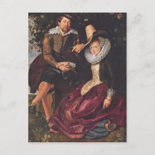 Rubens, Peter Paul Selbstportr?t des Malers mit se Postcard