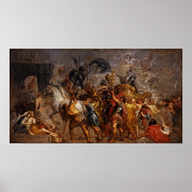 Rubens - Triumphal Entry Of Henry IV Into Paris Poster (Front)