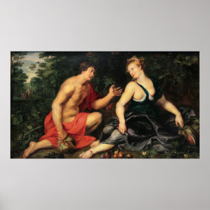 Rubens – Vertumnus and Pomona Myth Art Print