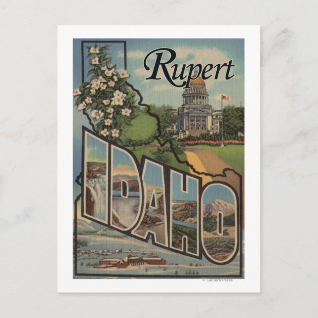Rubert, IdahoLarge Letter ScenesRubert, ID Postcard (Front)