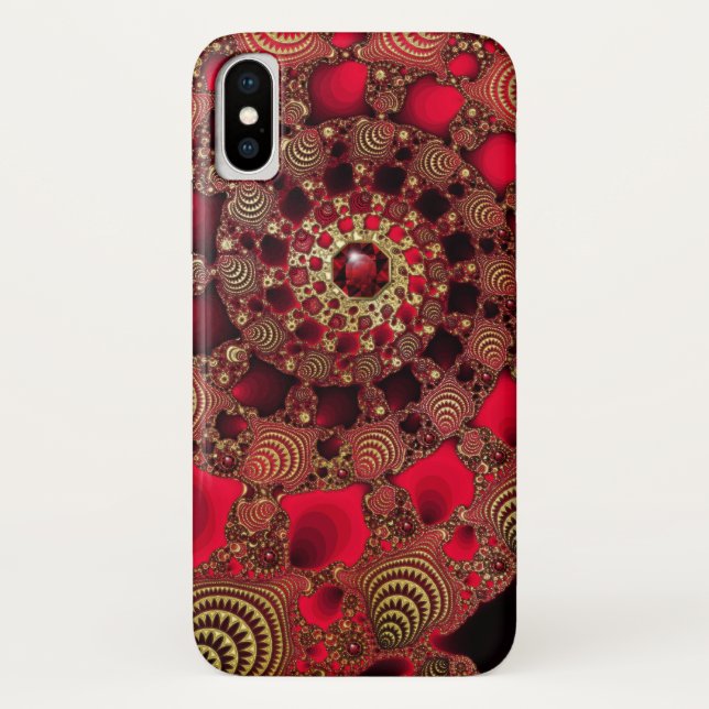 Rubies & Gold iPhone Case-Mate Case-Mate iPhone Case (Back)