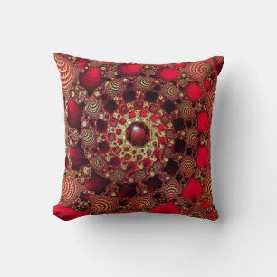 Rubies & Gold Pillow