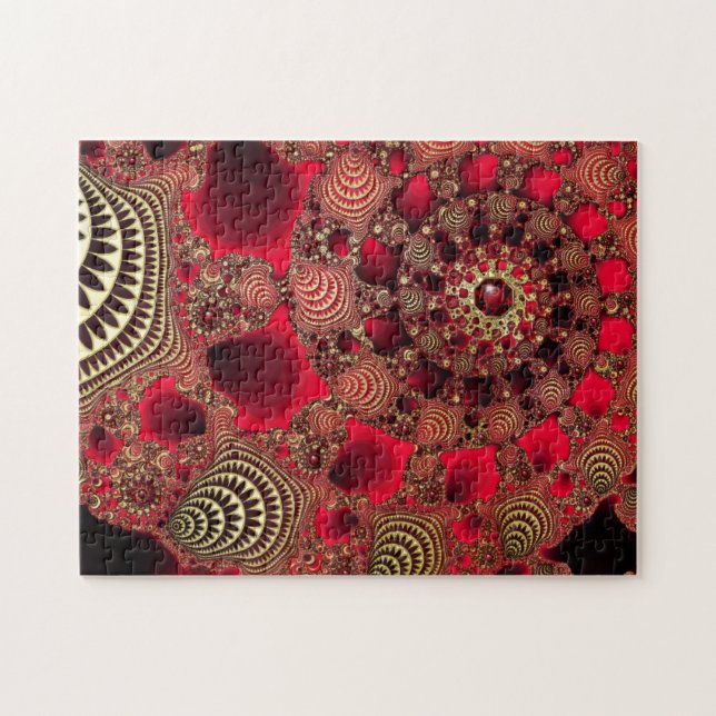 Rubies & Gold Puzzle (Horizontal)