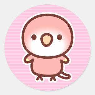Rubino Bourke's parrot Classic Round Sticker