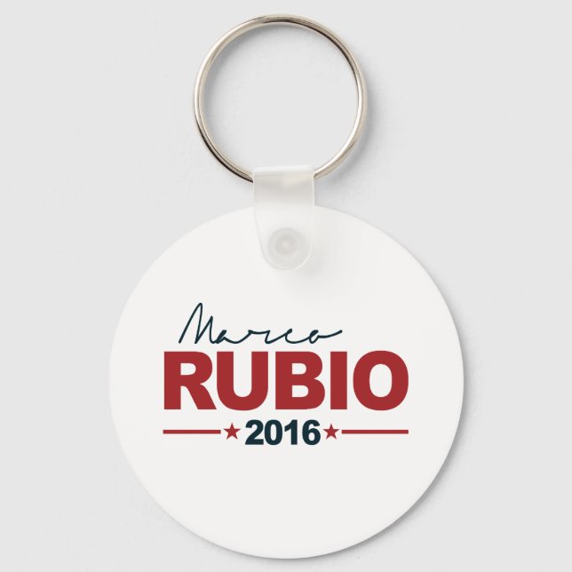 RUBIO 2016 CAMPAIGN SIGN -.png Key Ring (Front)