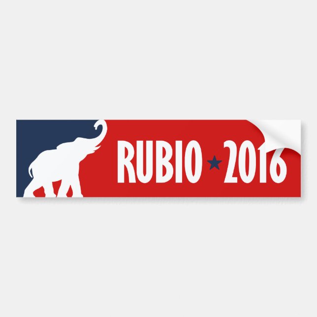 RUBIO 2016 SPORTBUMPER -.png Bumper Sticker (Front)