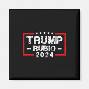 Rubio 2024 Us Flag - Election President 2024 Magnet