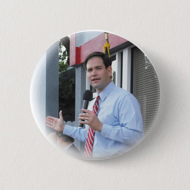 RUBIO-button 6 Cm Round Badge (Front)