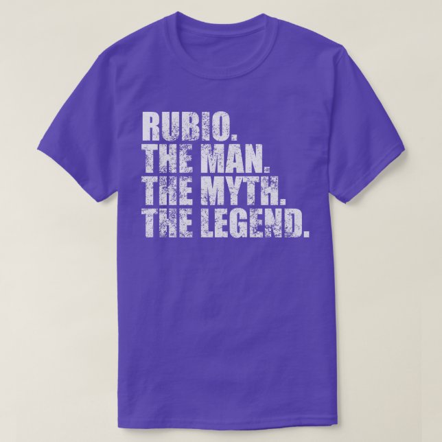 RubioRubio Family name Rubio last Name Rubio Surna T-Shirt (Design Front)