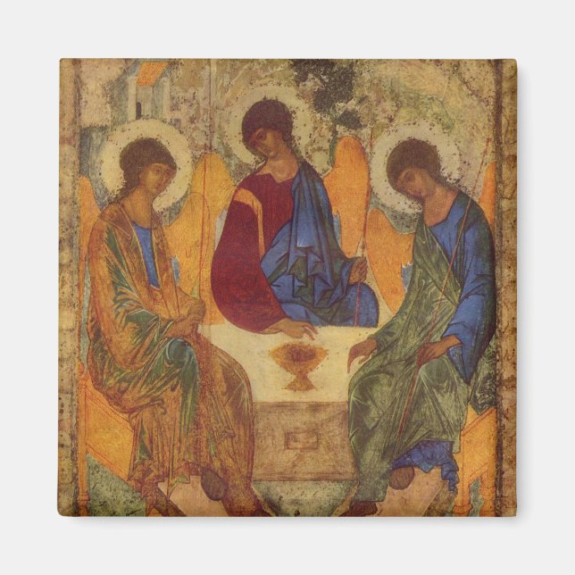 Rublev Trinity at the Table Magnet (Front)
