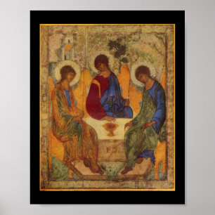 Rublev Trinity at the Table Poster