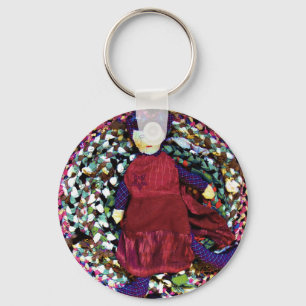 Rubra the Rag Queen Key Ring