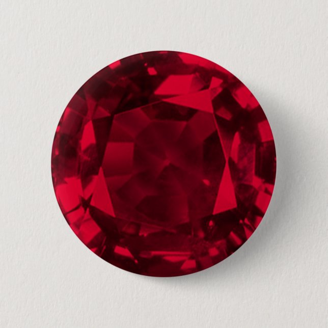 Ruby 1 6 cm round badge (Front)