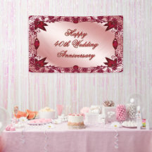 Ruby 40h Wedding Anniversary