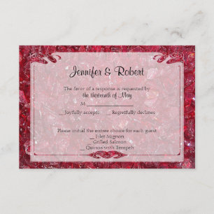 Ruby 40th Anniversary Response Card