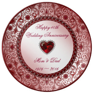  Ruby  Wedding  Anniversary  Gifts  Zazzle com au 