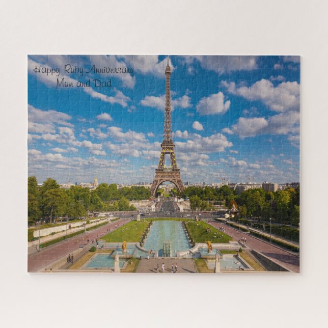 Ruby Anniversary. Jigsaw Puzzle (Horizontal)