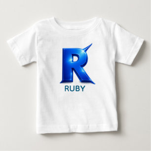 RUBY! Baby tshirt add your name