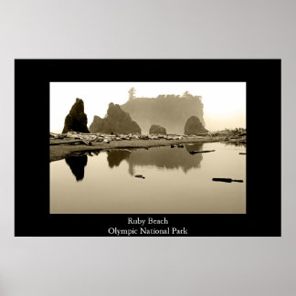 Ruby Beach Poster
