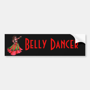 Ruby Belly Dancer Bumper Sticker