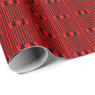 Ruby Black Diamonds Wrapping Paper