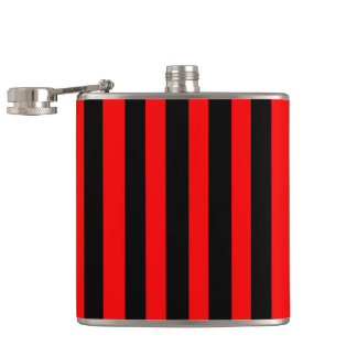 Ruby Black Hip Flask