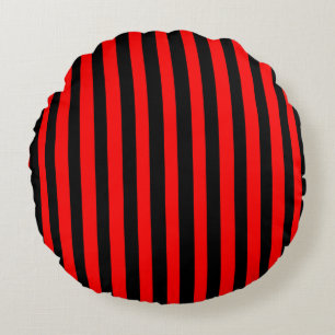 Ruby Black Round Cushion