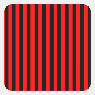 Ruby Black Square Sticker