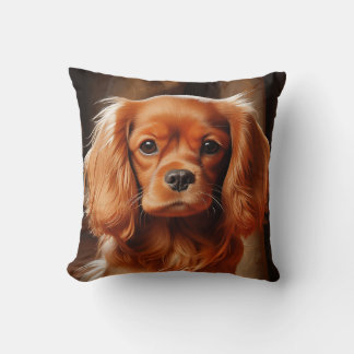 Ruby Cavalier King Charles Spaniel Cushion